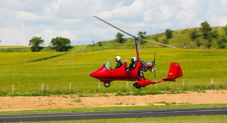 BARCELONA, SPAIN - MAY 20, 2018:
View on Aerodrome Igualada-Odena in time 26th edition of the Aeronautical Contest in the Spain.のeditorial素材