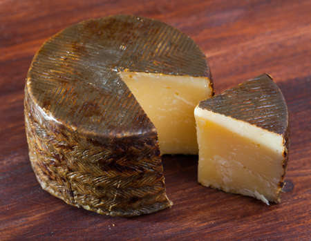 Manchego - traditional Spanish cheeseの写真素材