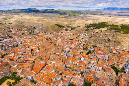 Spanish town of Calatayudの写真素材