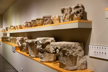Collection of sculptures in Museu Frederic Mares