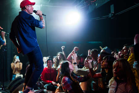 Lyapis-98 performing at Sala Apolo, Barcelonaのeditorial素材