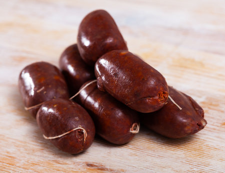 Blood sausage. High quality photoの写真素材