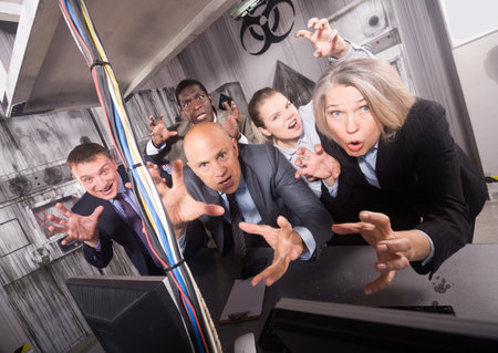 Business people scaringの写真素材