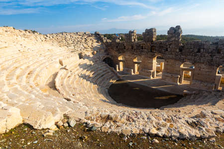 Odeon and bouleuterion at Kibyraの写真素材