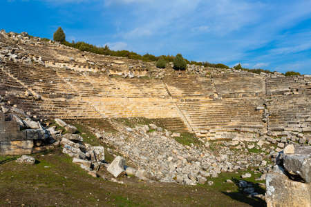 Ruins of antique theater of Kibyra, Turkeyの写真素材