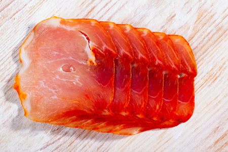 Image of a dried pork tenderloin Lomo embuchado.