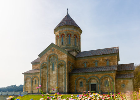 Picturesque view of Monastery at Bodbe, Georgia