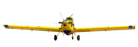 Sports aeroplane isolated on a clean white background