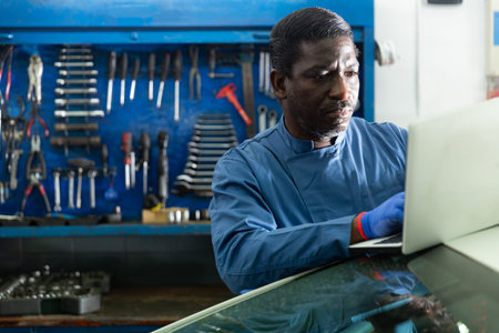 Car diagnostics in auto service