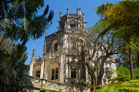 Palace in Quinta da Regaleira, Sintraのeditorial素材