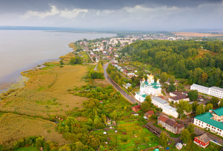 Birds eye view of Galich, Kostroma oblast