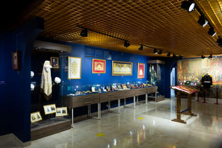 Museum of Torzhok gold embroidery factory, Russiaのeditorial素材