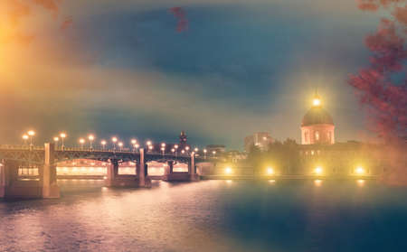 Evening view of Dome de la Graveの写真素材