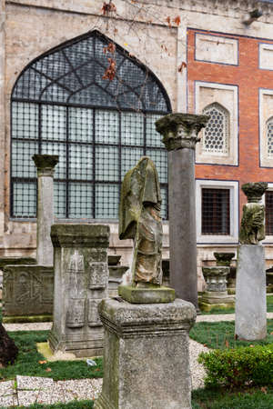 Istanbul, Turkey - January 01, 2021: Open-air Museum of archaeology. Turkeyのeditorial素材