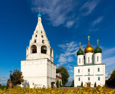 Cathedral of Ascension and belltower in Kolomna