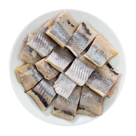 Fillet of appetizing herringの写真素材