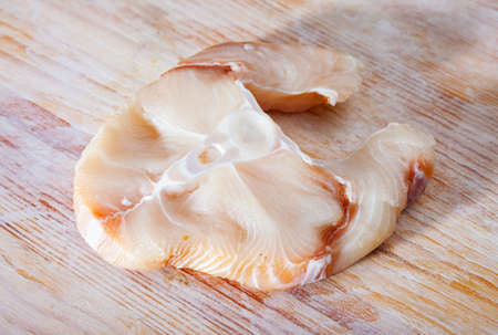 One raw shark steakの写真素材