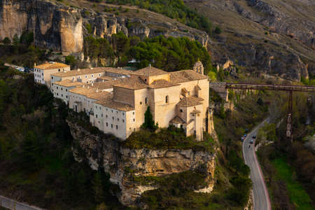 Old convent of San Pablo, Cuenca, Spainの写真素材