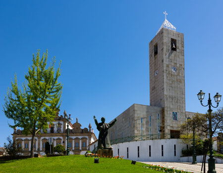 Mirandela Camara Municipal de Mirandela - City Hall and church