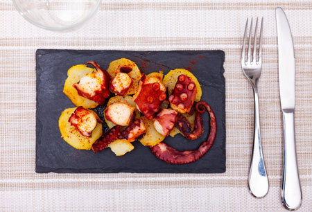 Dish of Spanish cuisine is the octopus in Galician