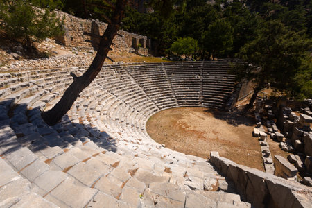 Remains of Arykanda theatre, Turkey