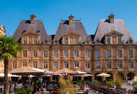 Place Ducale square at Charleville-Mezieres, Franceのeditorial素材