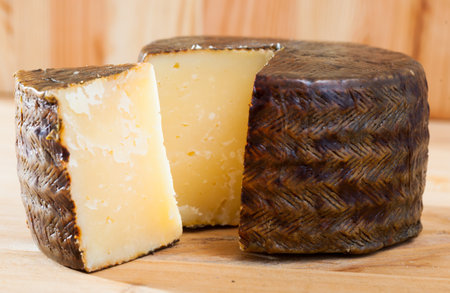 Spanish Manchego cheeseの写真素材