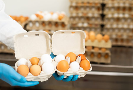 Poultry egg collection system in chicken farm