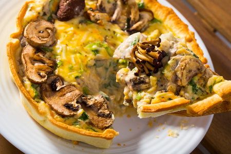 Mushroom pieの写真素材