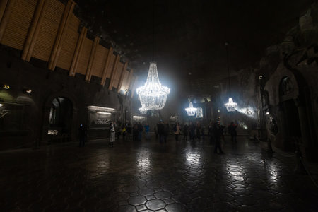 Saint Kinga Chapel in Wieliczka, Polandのeditorial素材