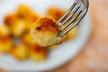 Popular European dish is cheese whimsyの写真素材