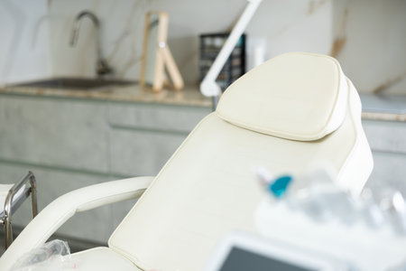 well-equipped treatment roomの写真素材