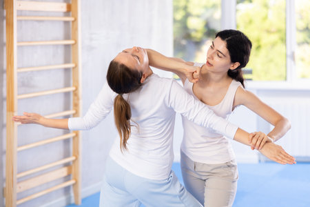 practiced elbow strikesの写真素材