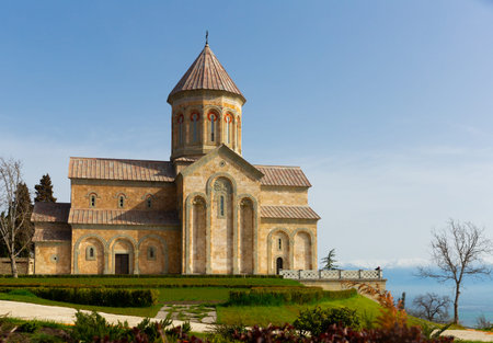 Picturesque view of Monastery at Bodbe, Georgia