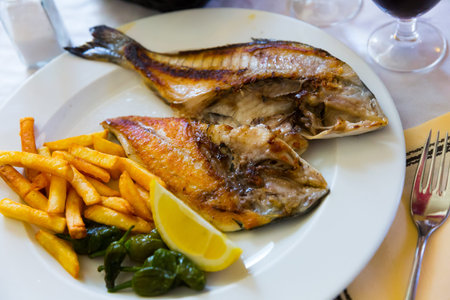 Grilled doradaの写真素材