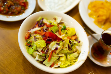 Turkish vegetable dish. Served before main coursesの写真素材