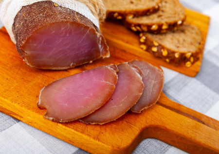 Polenitsa is dry-cured filet. Dish of Belarusian cuisineの写真素材