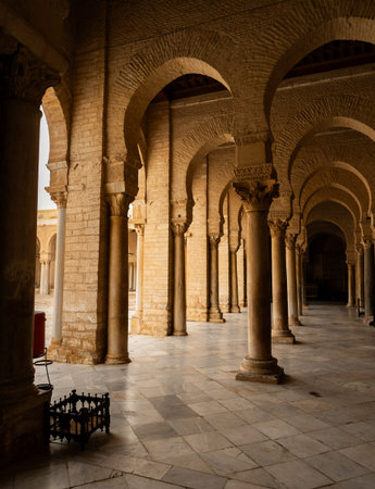 Courtyard of Great Mosque of Kairouan (Mosque of Uqba)