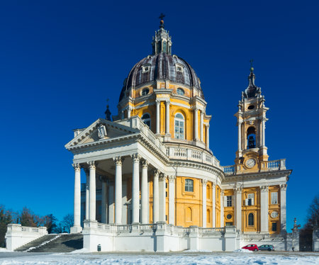 Basilica of Superga, Turin, Italyの写真素材