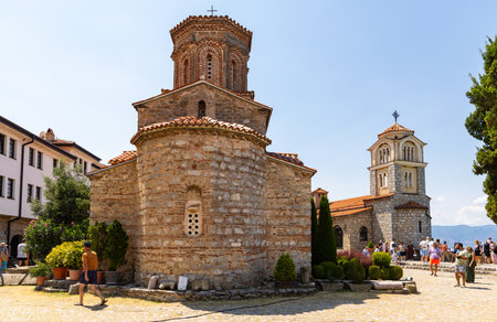 View at the monastery of Saint Naum. Macedoniaのeditorial素材