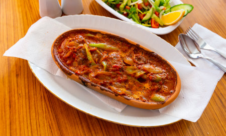 Izmir kofte, turkish dish of spicy meatballsの写真素材