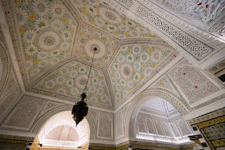Tunis, Tunisia - April 02, 2024: Interior of the Bardo Museum in Tunis. Bardo museum, containing...
