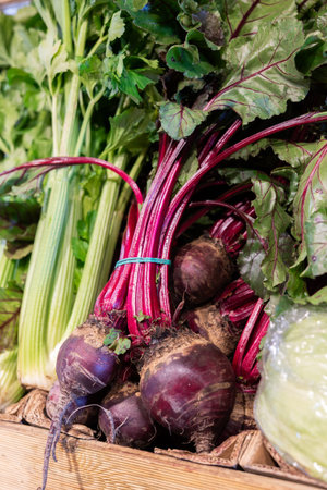 Beet in shop window