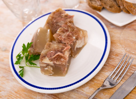 National Russian dish is a kholodets