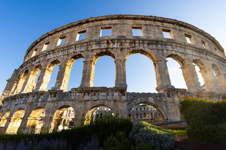 View of Pula Amphitheater, Croatia