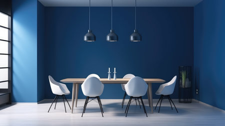 unique living room interior with furniture and decorative items ai generatedの素材