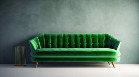 lovely interior design with sofa furniture and elements of decoration ai generatedの素材