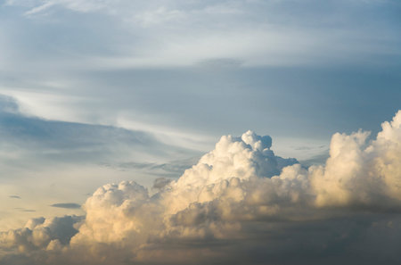 blue sky with cloud