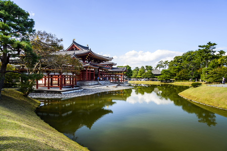 Beautiful Architecture Byodo-in Temple at Kyoto Japan.のeditorial素材