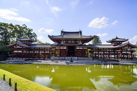 Beautiful Architecture Byodo-in Temple at Kyoto Japan.のeditorial素材